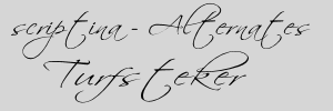 Scriptina - Alternates